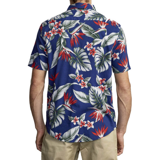 RVCA Ανδρικό κοντομάνικο πουκάμισο Montara Shirt